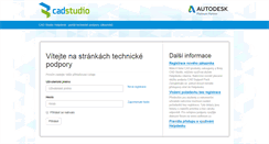 Desktop Screenshot of helpdesk.cadstudio.cz