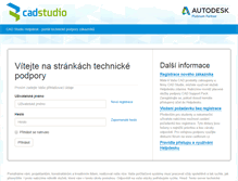 Tablet Screenshot of helpdesk.cadstudio.cz