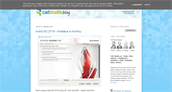 Desktop Screenshot of blog.cadstudio.cz